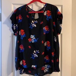 Flattering Floral Blouse
